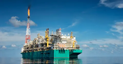 Vessel at sea